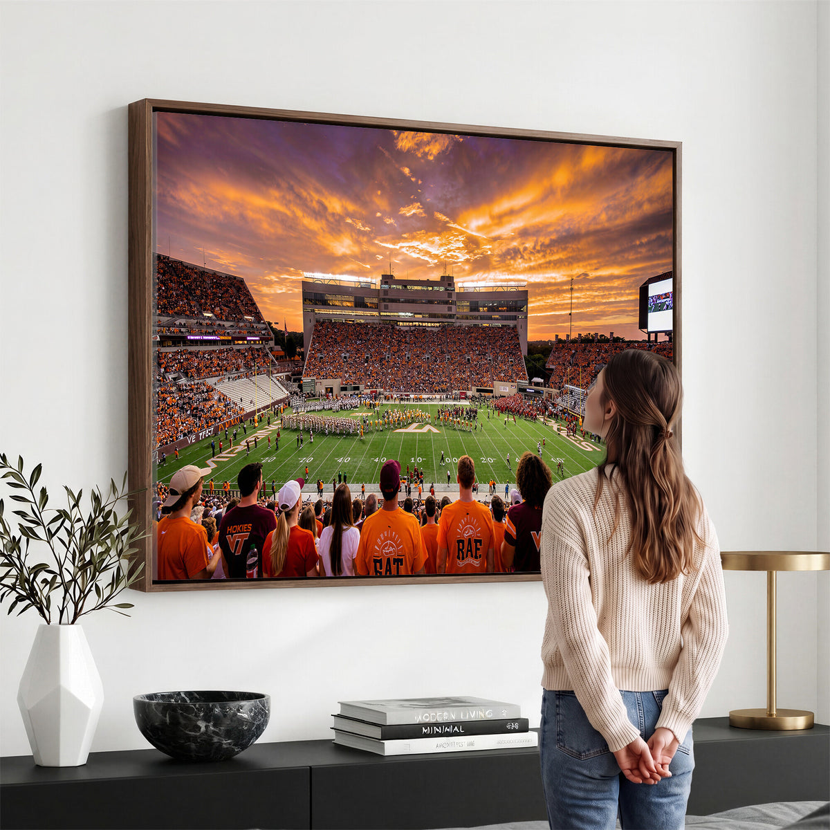 25873880-MGV-CV-36X24 - Stadium Wall Art Canvas Print