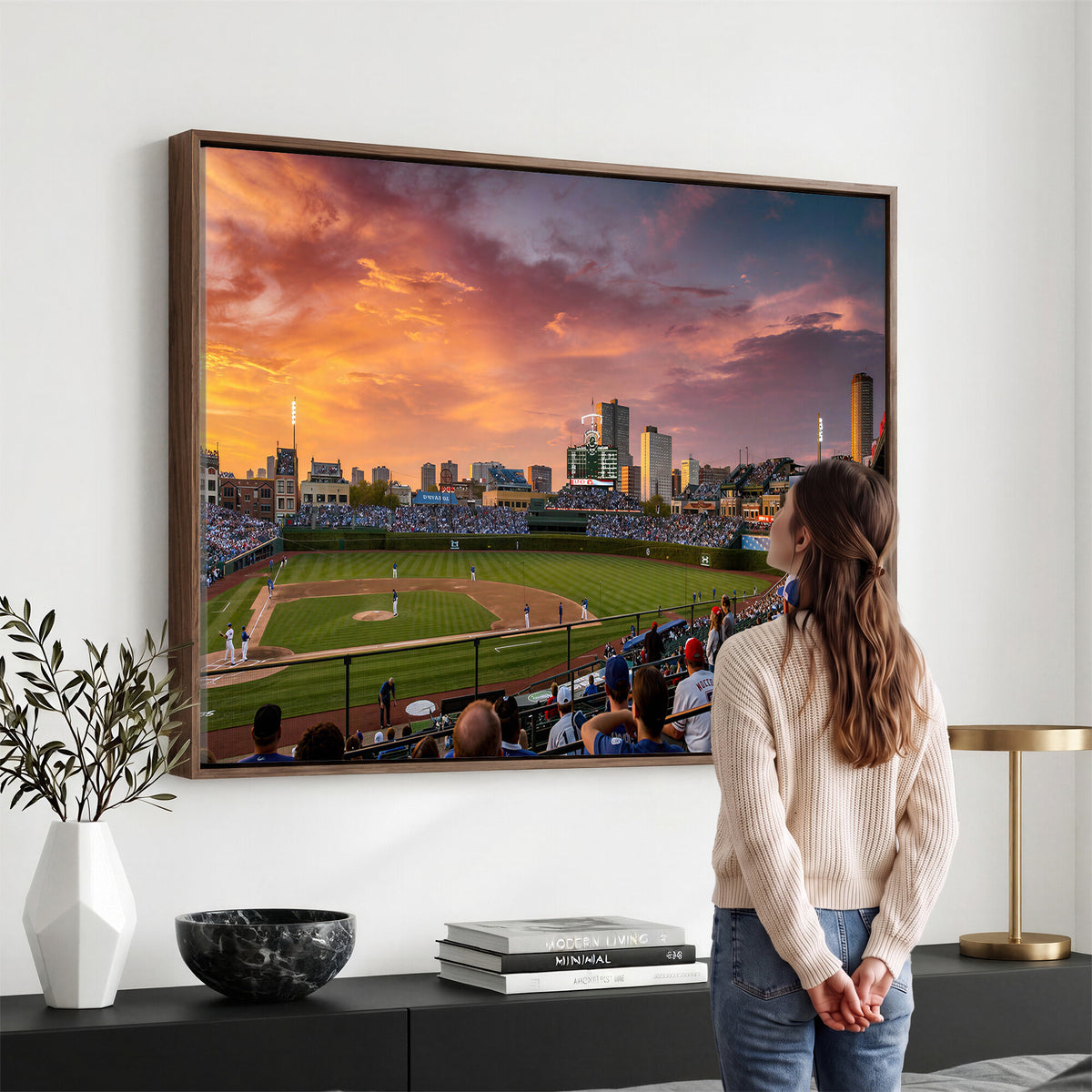 94073020-MGV-CV-36X24 - Stadium Wall Art Canvas Print