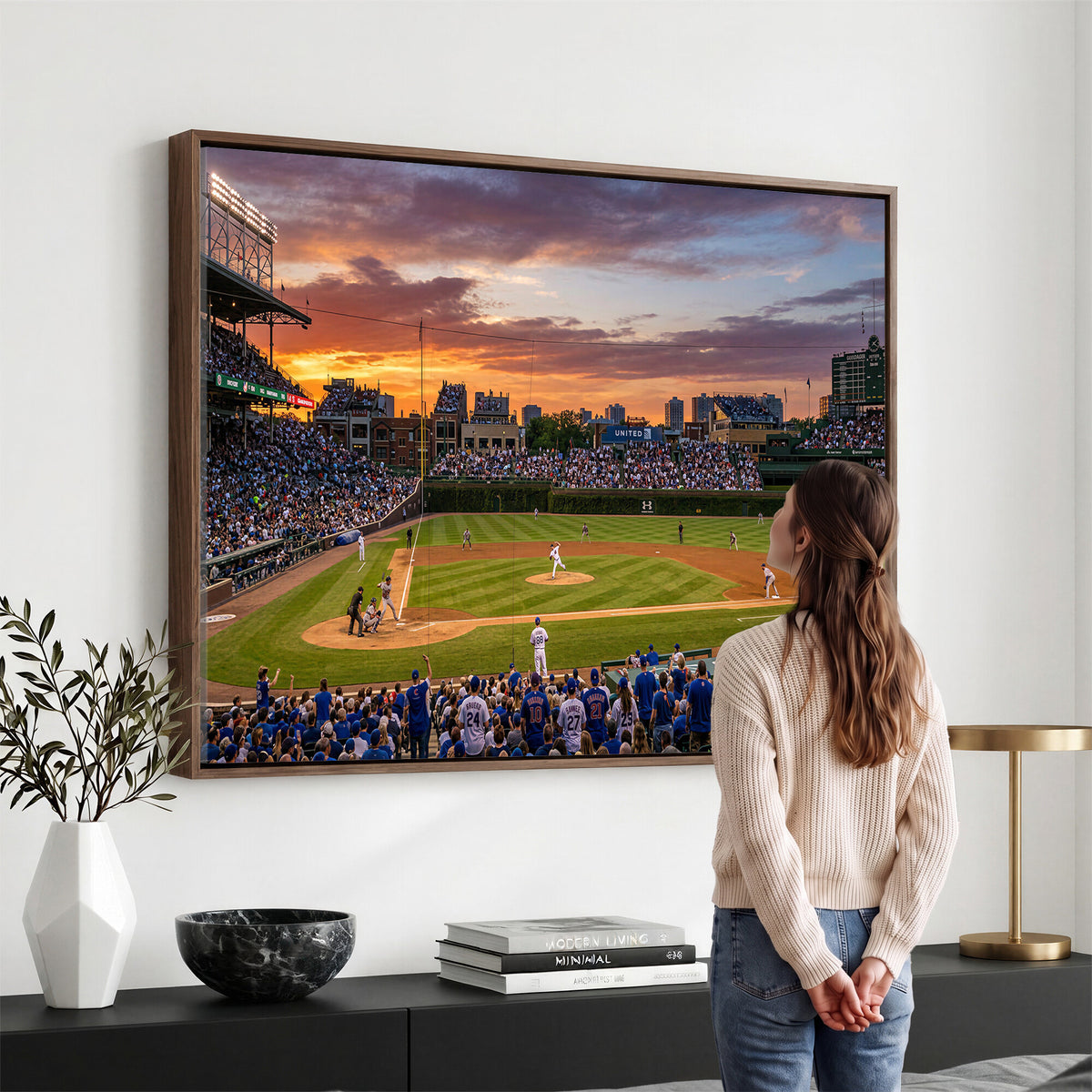 71103551-MGV-CV-36X24 - Stadium Wall Art Canvas Print