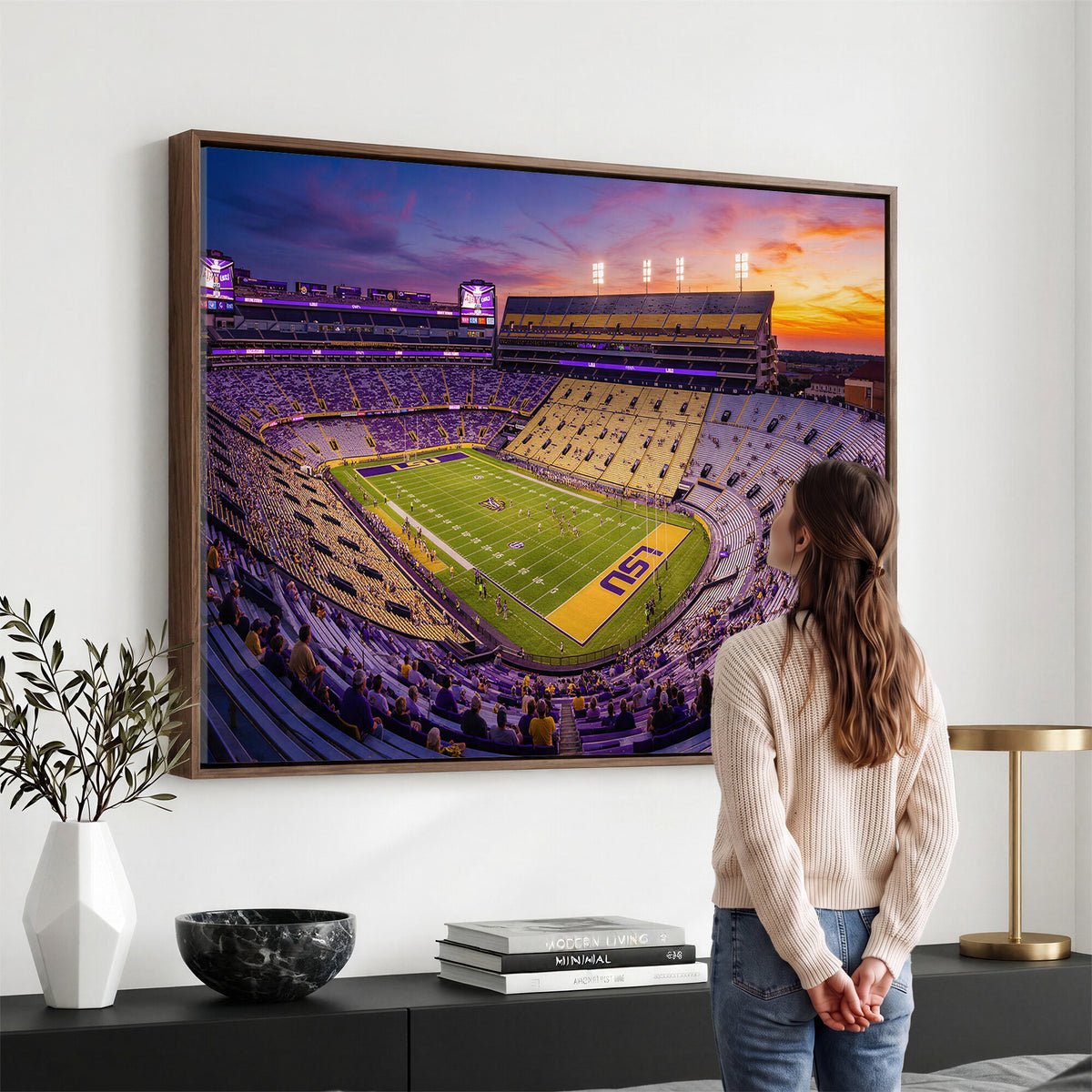 21378512-MGV-CV-36X24 - Stadium Wall Art Canvas Print