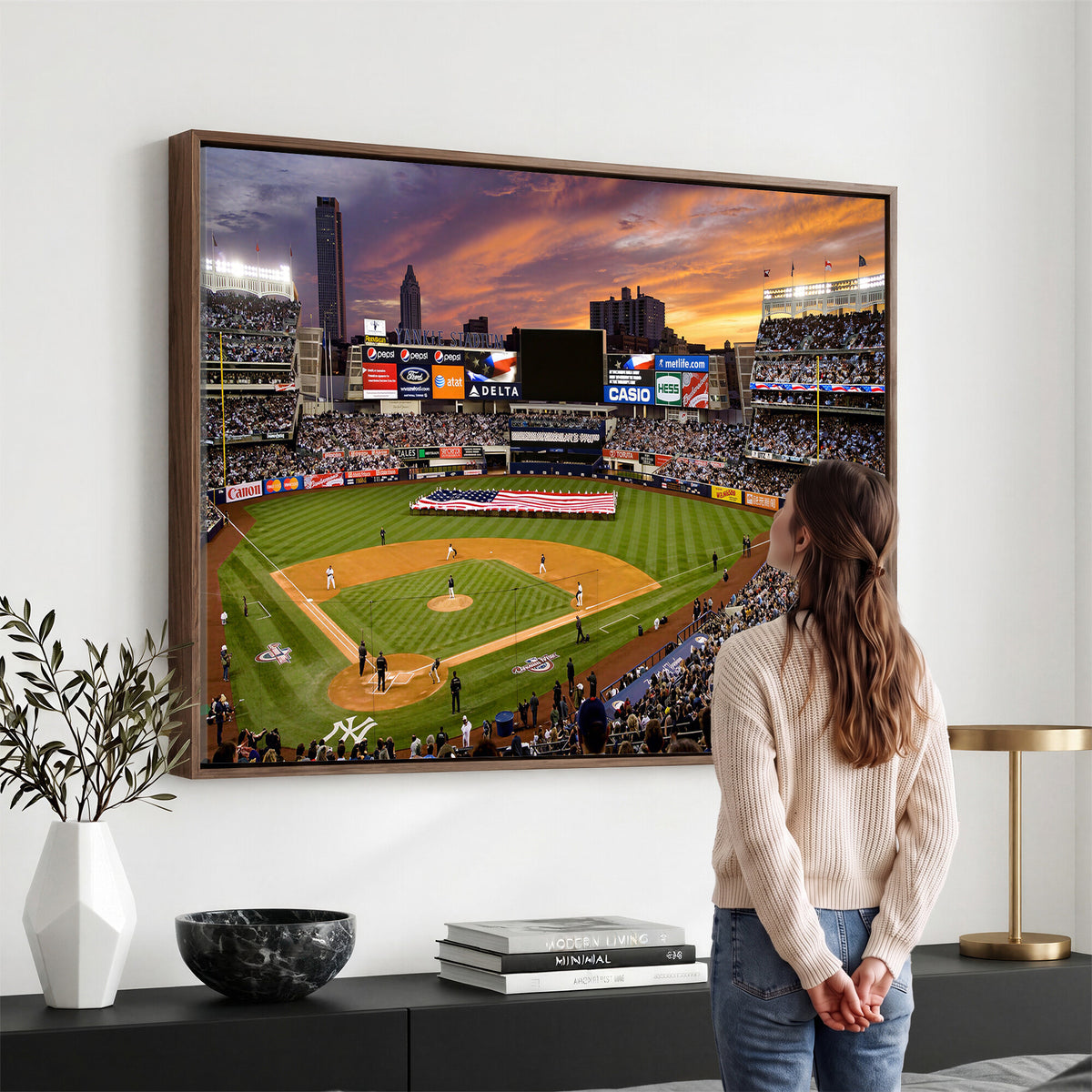39000124-MGV-CV-36X24 - Stadium Wall Art Canvas Print