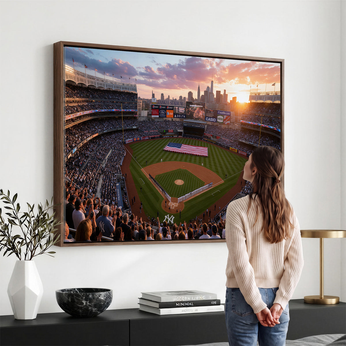 43632742-MGV-CV-36X24 - Stadium Wall Art Canvas Print