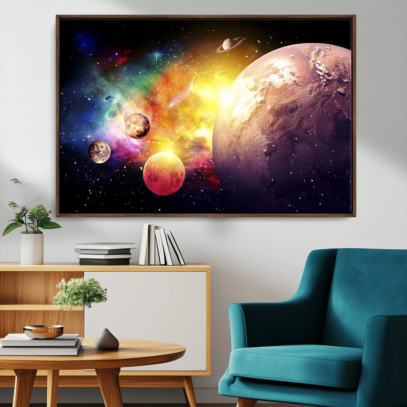 51843-MGV-CV-36X24-Space and Galaxy Canvas Print