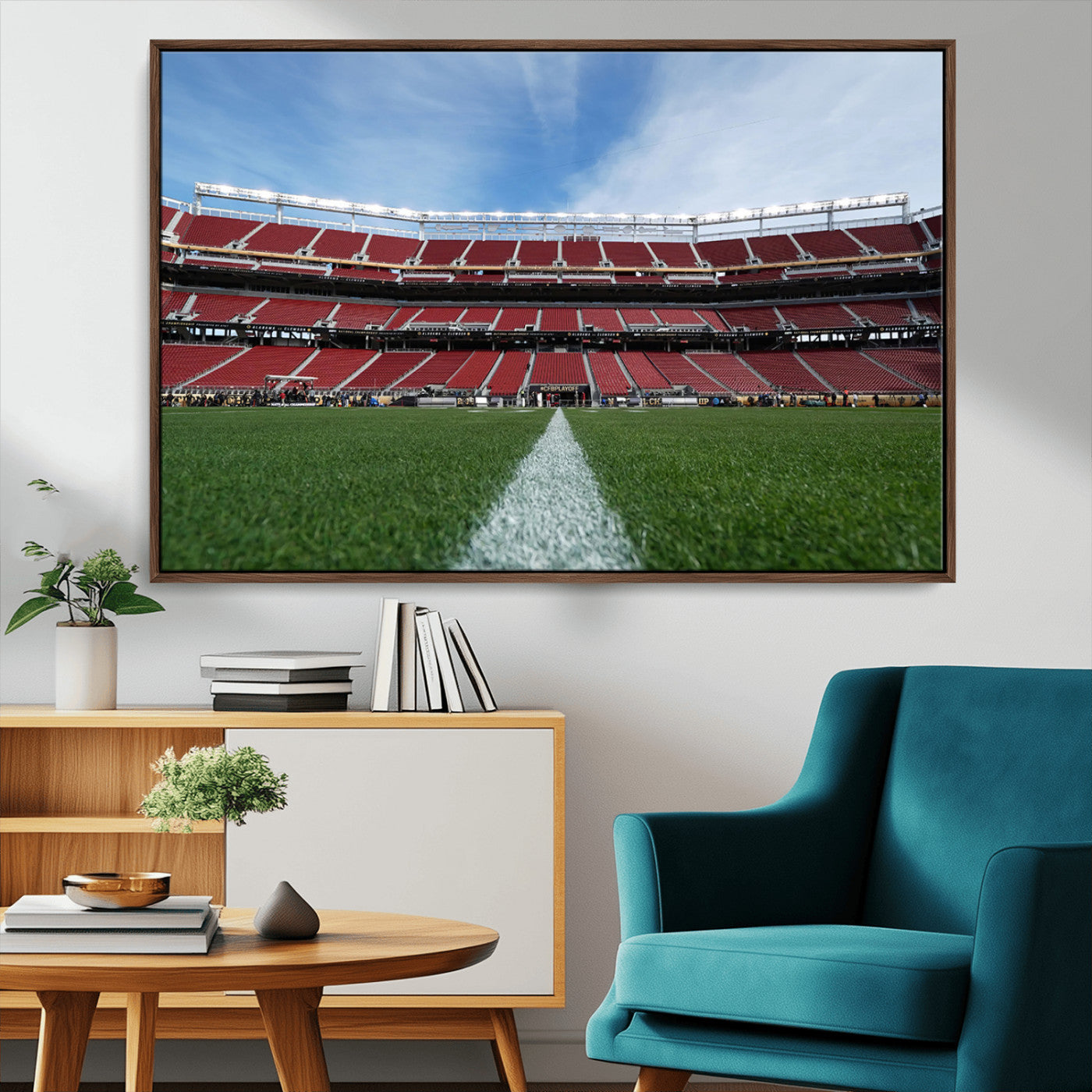 -University of Tulsa Golden Hurricane Football Team Print - Tulsa H.A. Chapman Stadium Wall Art