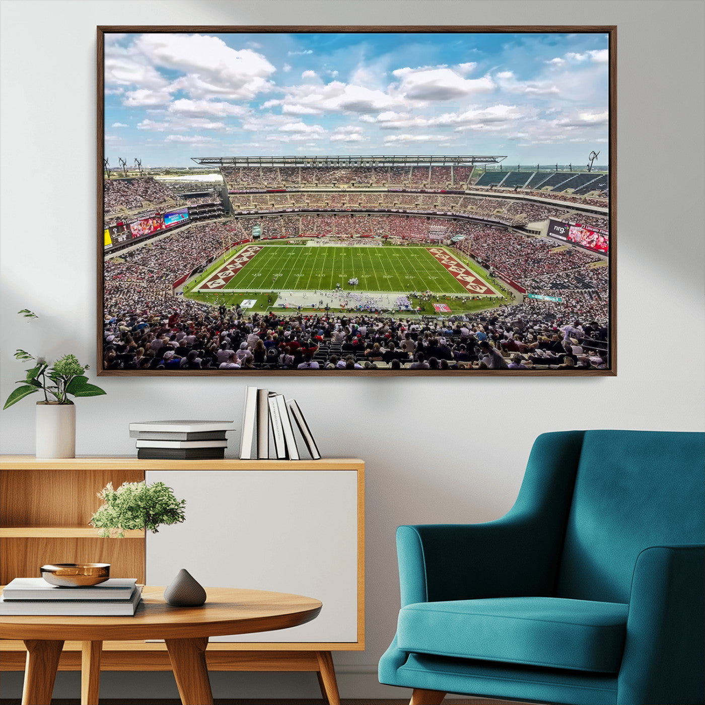 29243-MGV-CV-36X24-The Temple University Owls Athletics Team Print - Philadelphia Lincoln Financial Field Stadium Wall