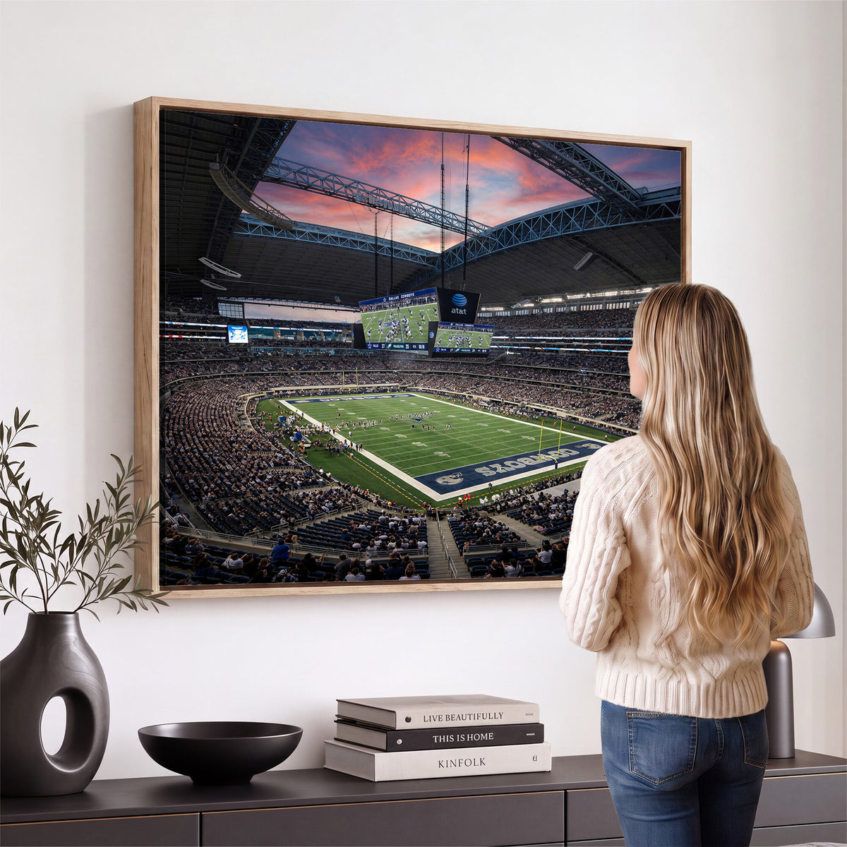 11530179-MGV-CV-36X24 - Stadium Wall Art Canvas Print