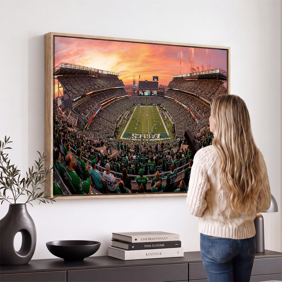 24458374-MGV-CV-36X24 - Stadium Wall Art Canvas Print