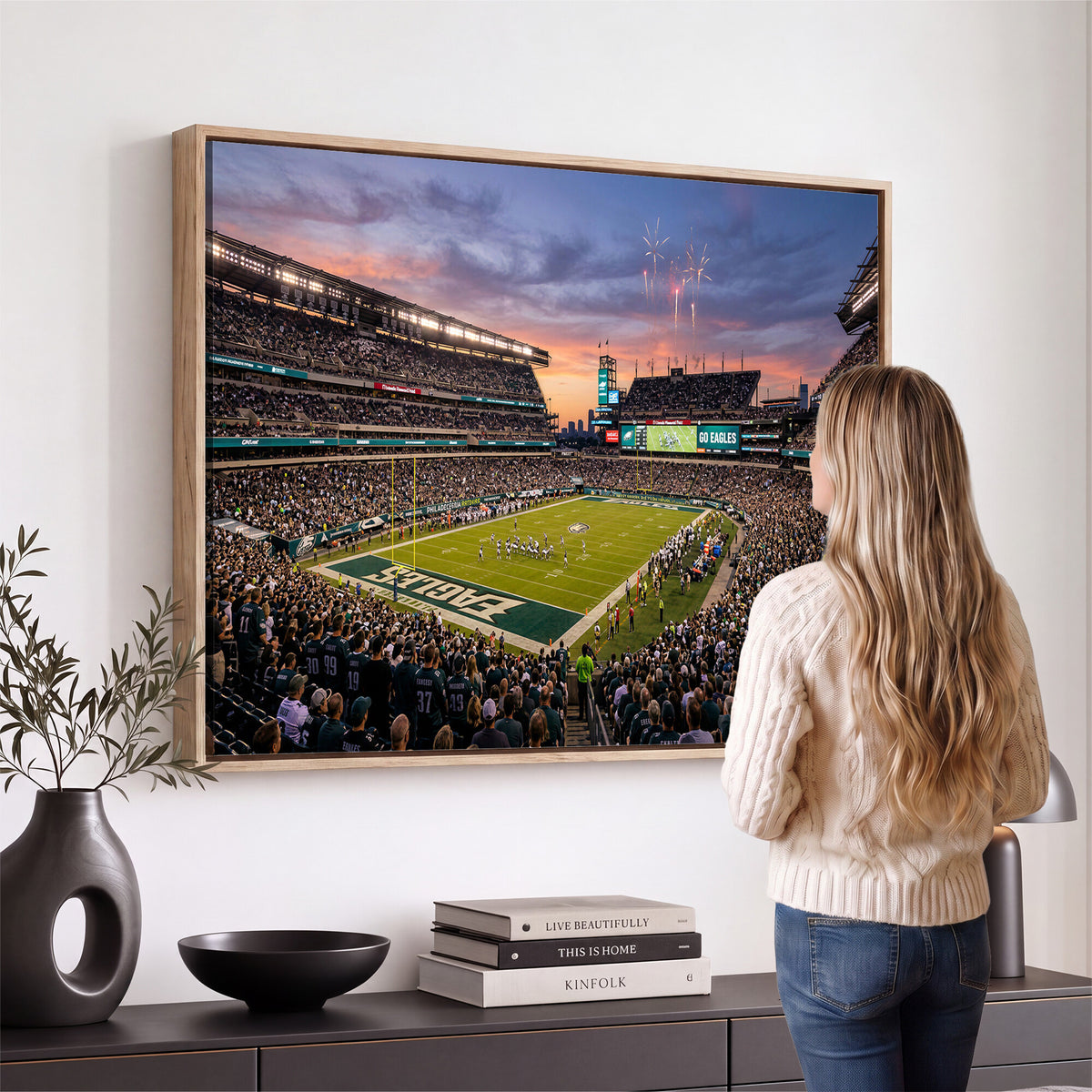 15549432-MGV-CV-36X24 - Stadium Wall Art Canvas Print