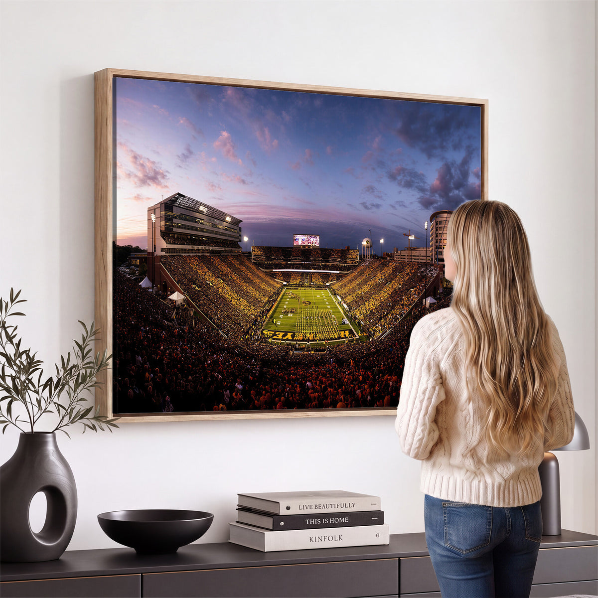 49683861-MGV-CV-36X24 - Stadium Wall Art Canvas Print