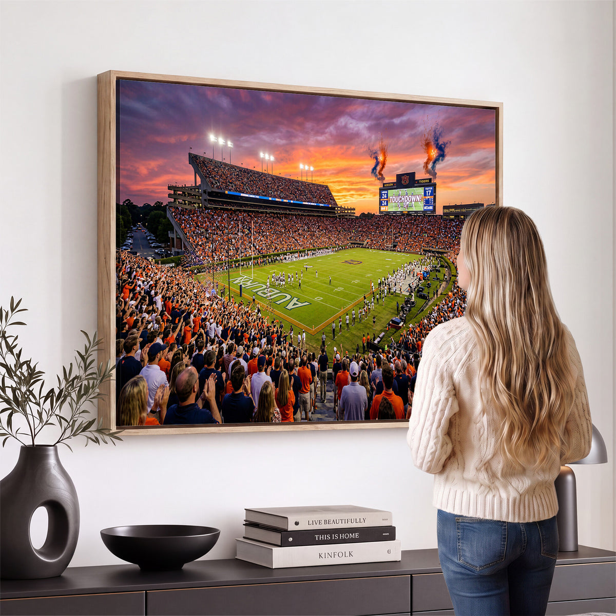 77756715-MGV-CV-36X24 - Stadium Wall Art Canvas Print