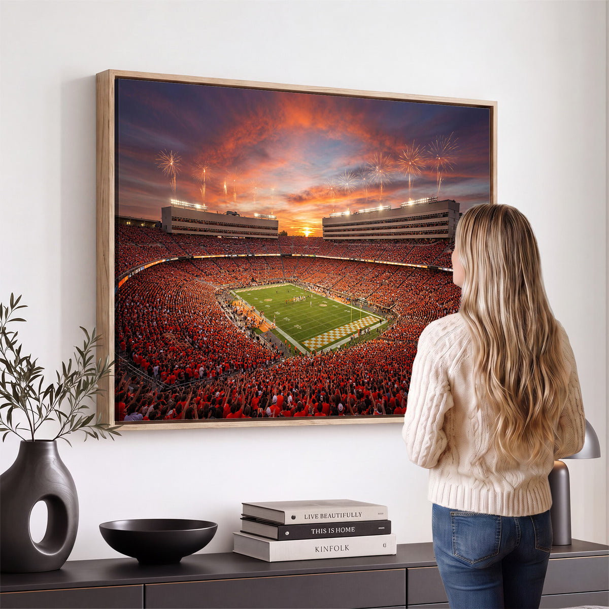 66964685-MGV-CV-36X24 - Stadium Wall Art Canvas Print