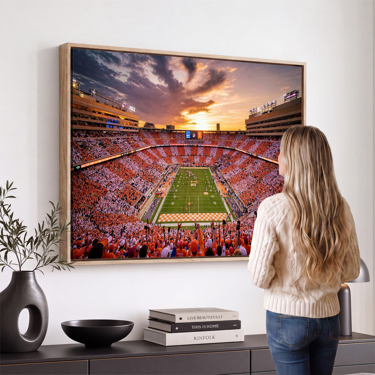 68184875-MGV-CV-36X24 - Stadium Wall Art Canvas Print