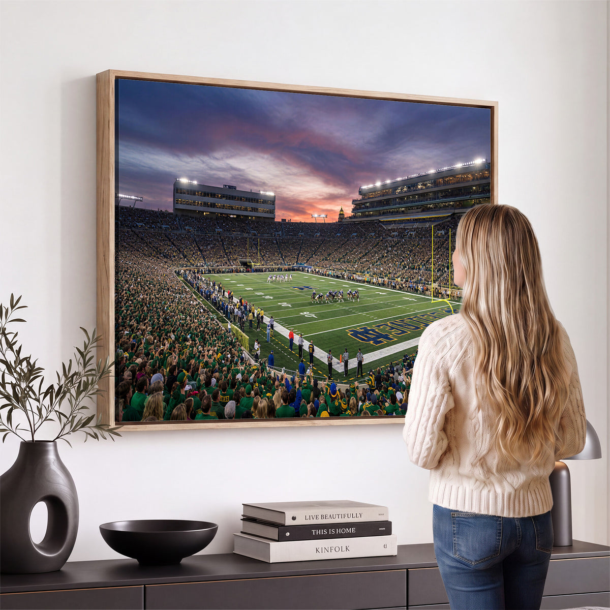 34836892-MGV-CV-36X24 - Stadium Wall Art Canvas Print