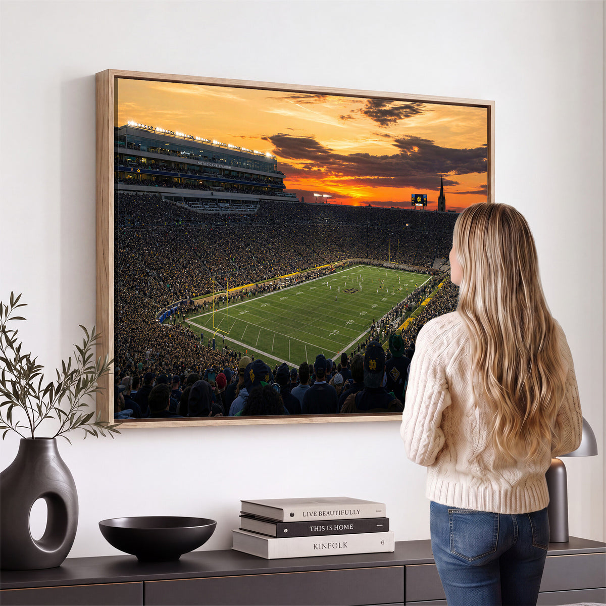 73585402-MGV-CV-36X24 - Stadium Wall Art Canvas Print