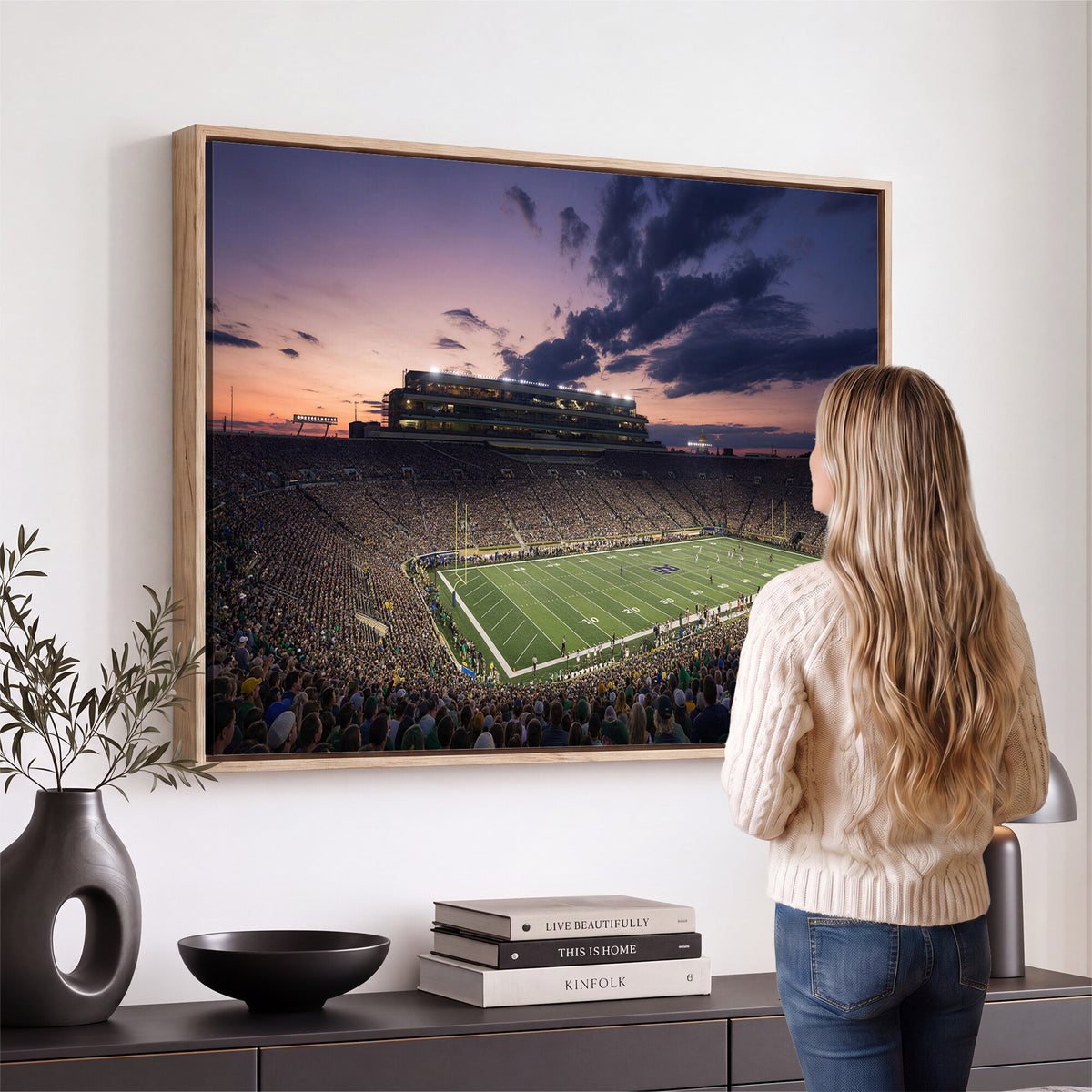 48837941-MGV-CV-36X24 - Stadium Wall Art Canvas Print