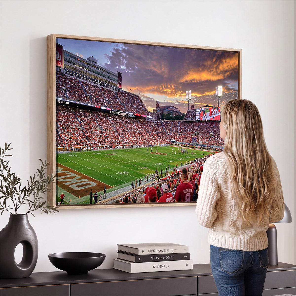 47794729-MGV-CV-36X24 - Stadium Wall Art Canvas Print