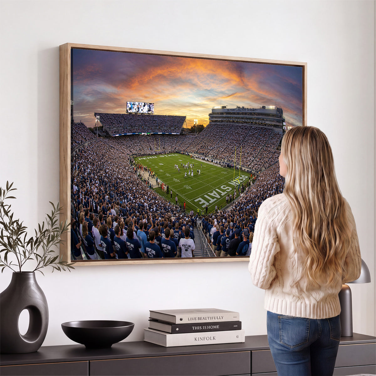 29008668-MGV-CV-36X24 - Stadium Wall Art Canvas Print