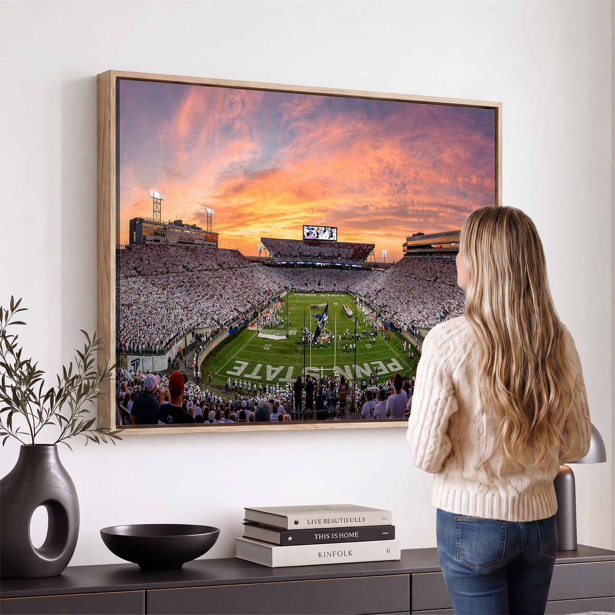 53161432-MGV-CV-36X24 - Stadium Wall Art Canvas Print
