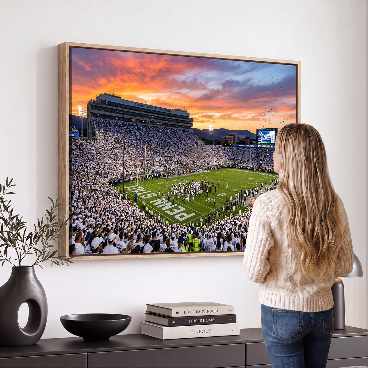 37057330-MGV-CV-36X24 - Stadium Wall Art Canvas Print