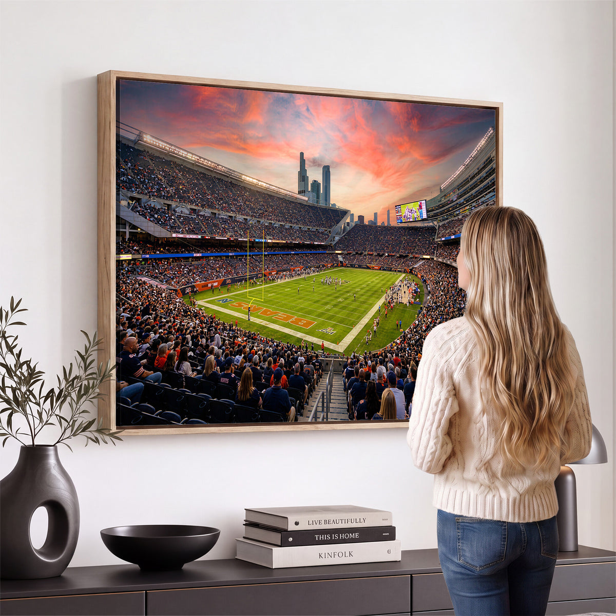38873544-MGV-CV-36X24 - Stadium Wall Art Canvas Print
