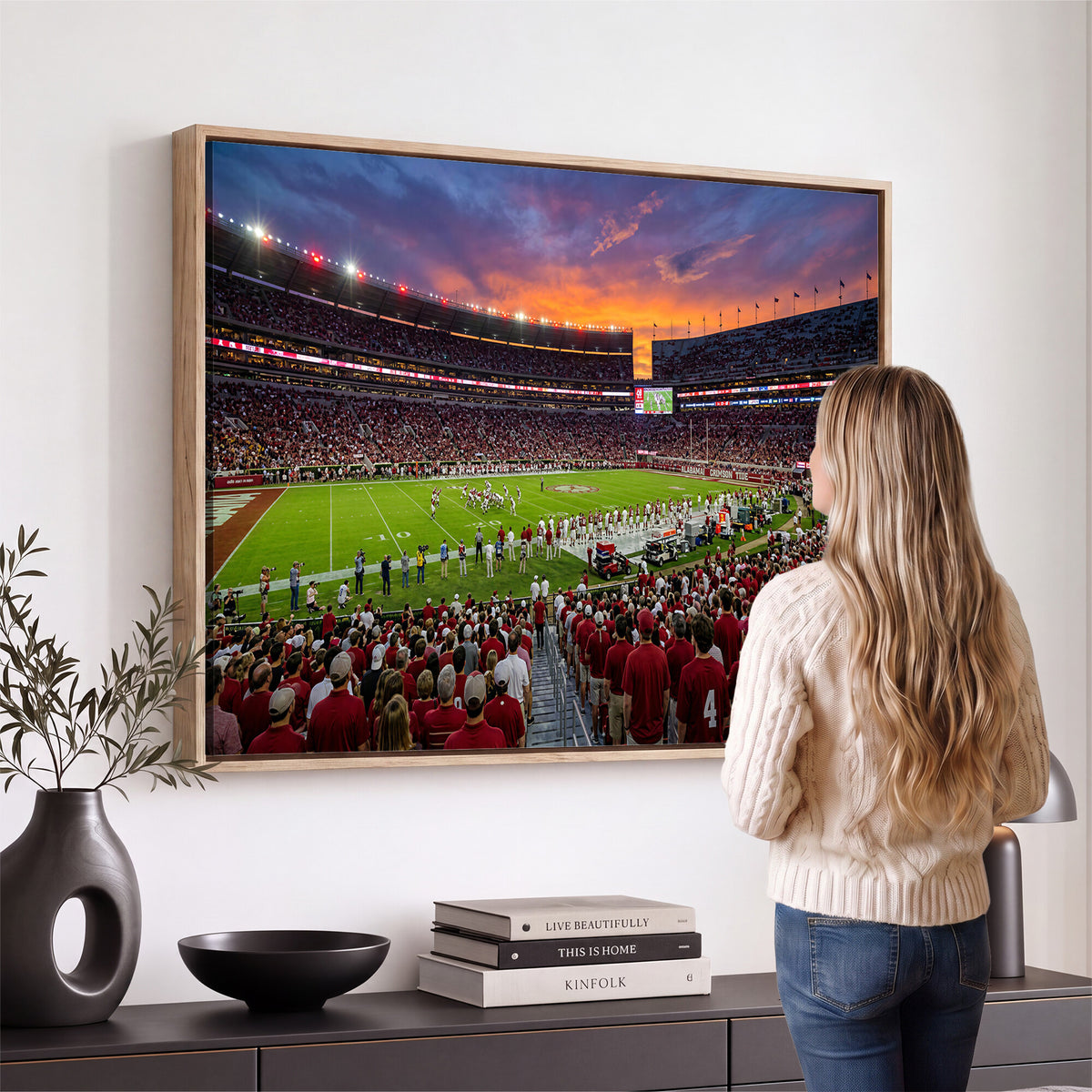 47822048-MGV-CV-36X24 - Stadium Wall Art Canvas Print
