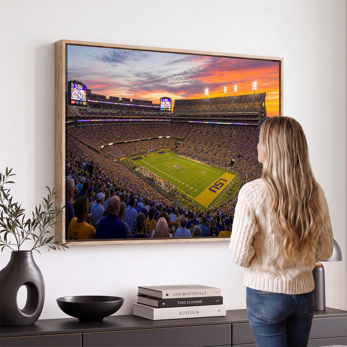 91303167-MGV-CV-36X24 - Stadium Wall Art Canvas Print