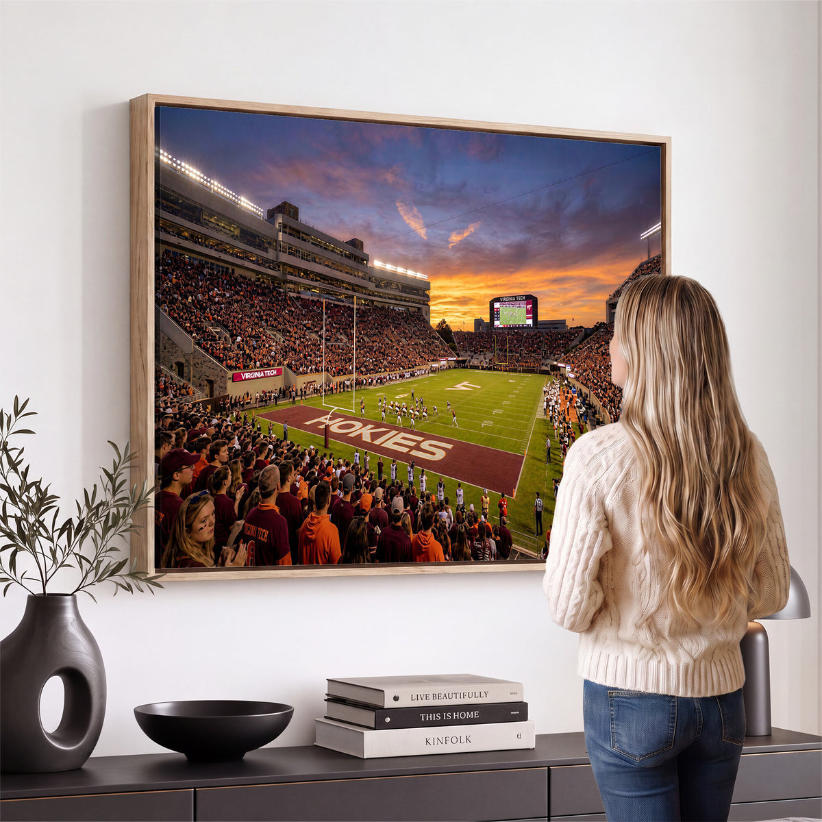 87141841-MGV-CV-36X24 - Stadium Wall Art Canvas Print