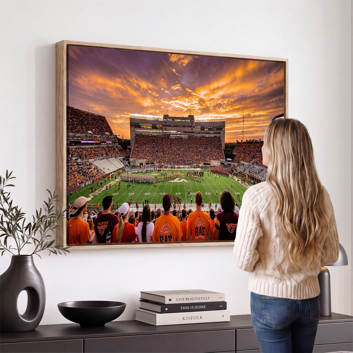 25873880-MGV-CV-36X24 - Stadium Wall Art Canvas Print