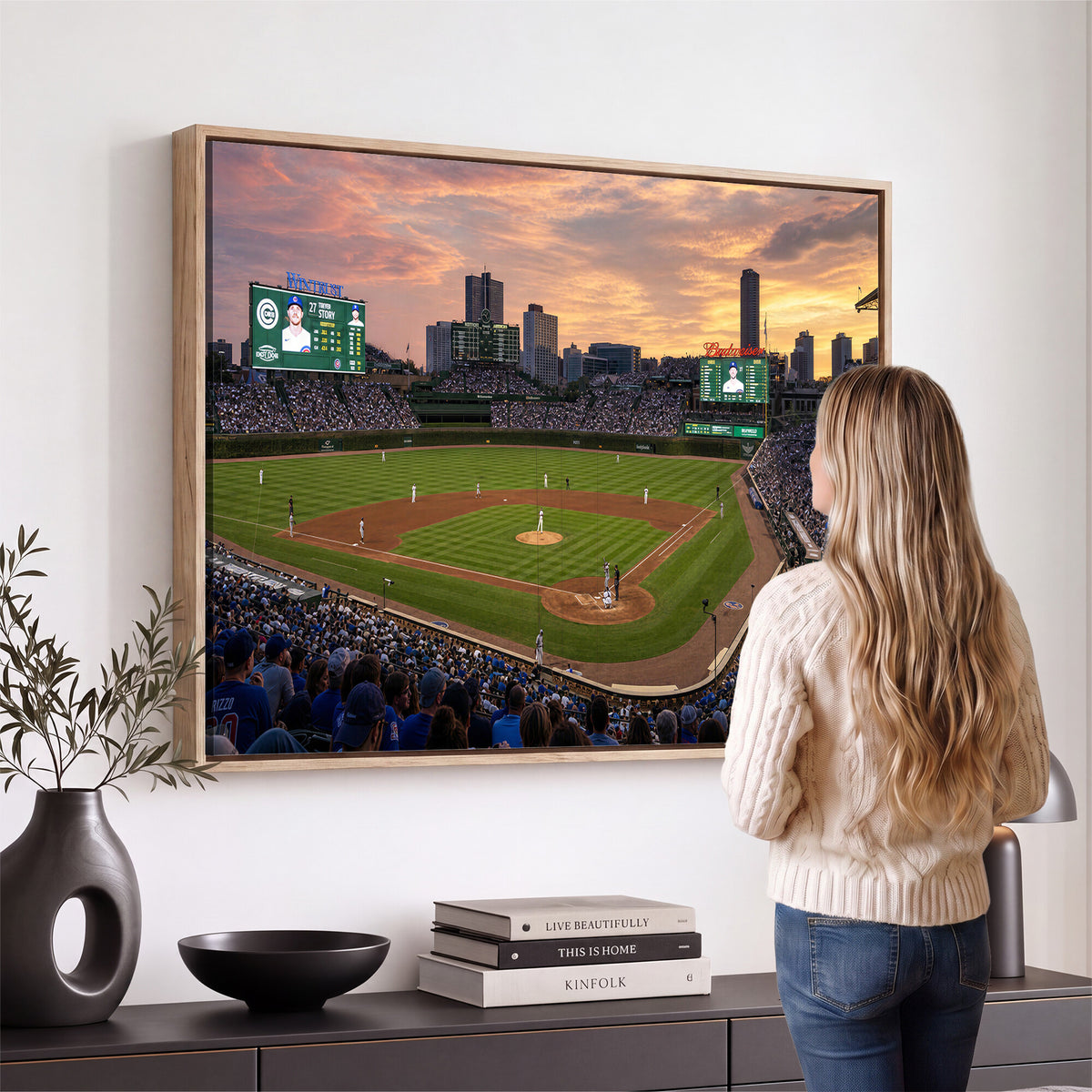 41641466-MGV-CV-36X24 - Stadium Wall Art Canvas Print