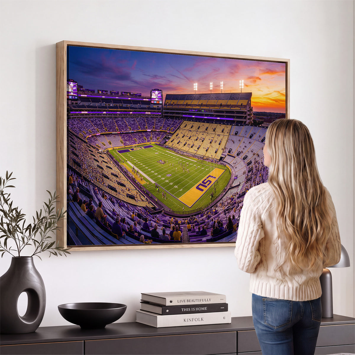 21378512-MGV-CV-36X24 - Stadium Wall Art Canvas Print