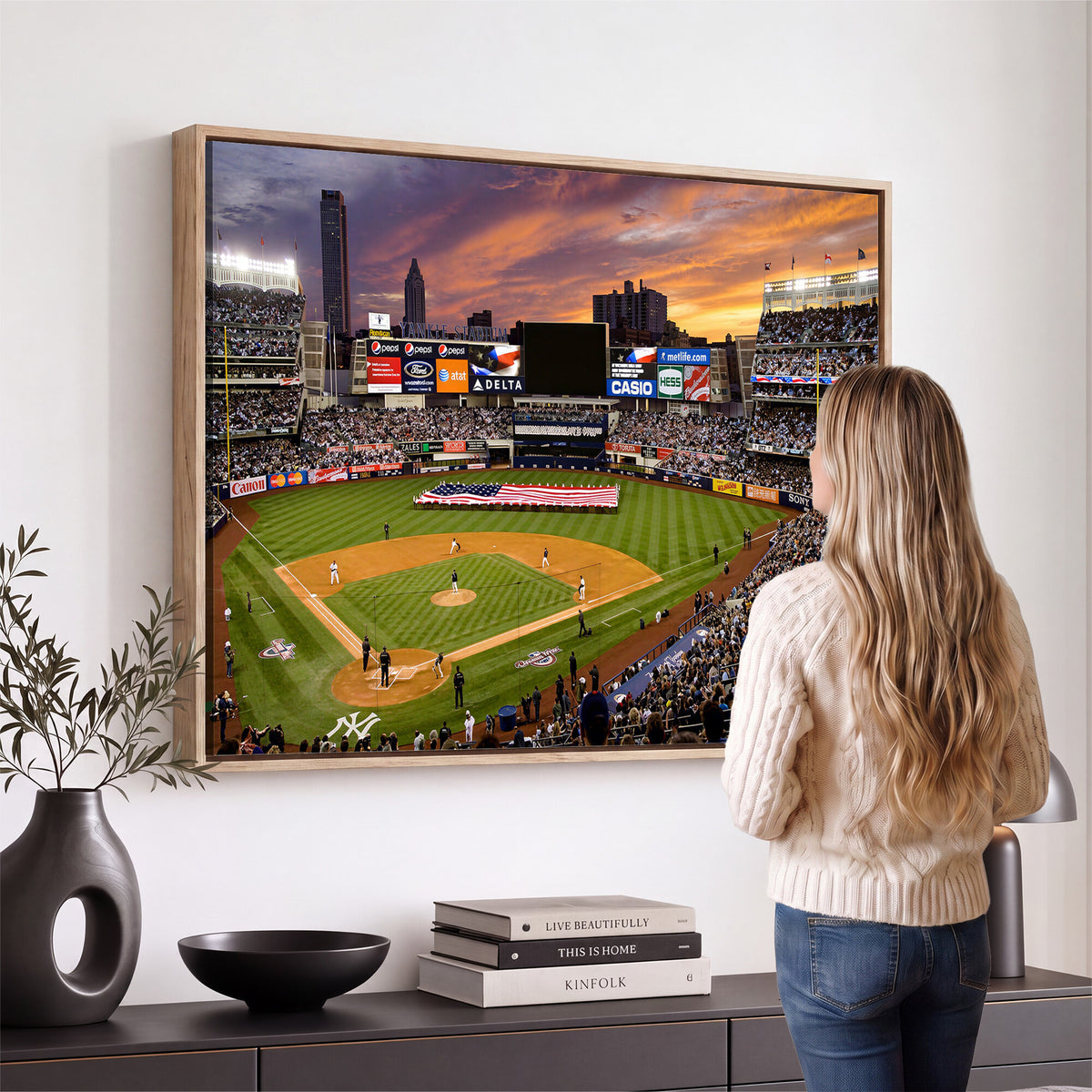 39000124-MGV-CV-36X24 - Stadium Wall Art Canvas Print