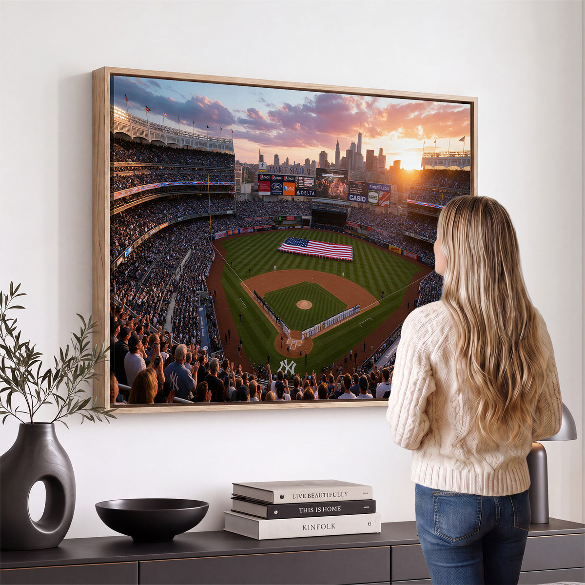 43632742-MGV-CV-36X24 - Stadium Wall Art Canvas Print