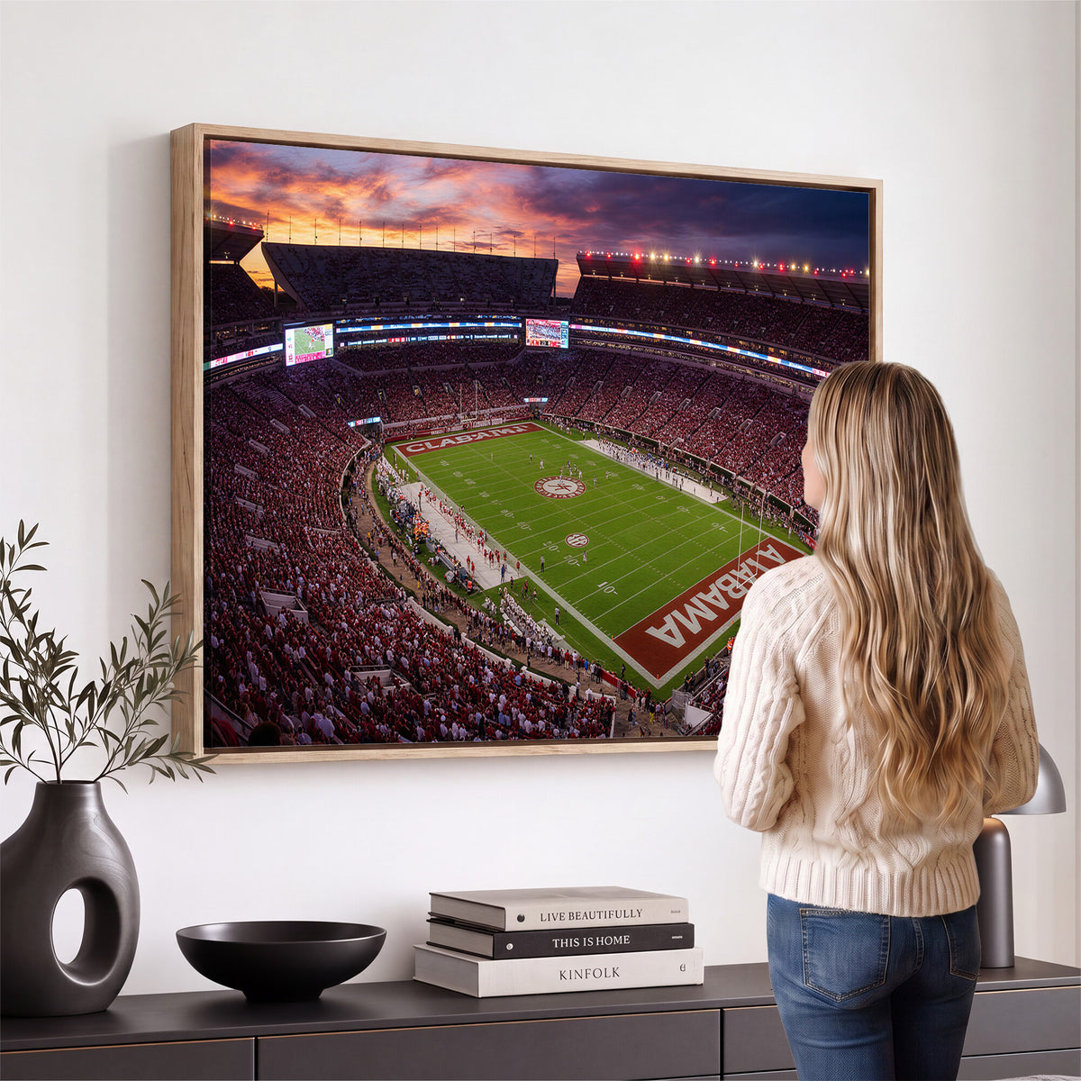 59537492-MGV-CV-36X24 - Stadium Wall Art Canvas Print
