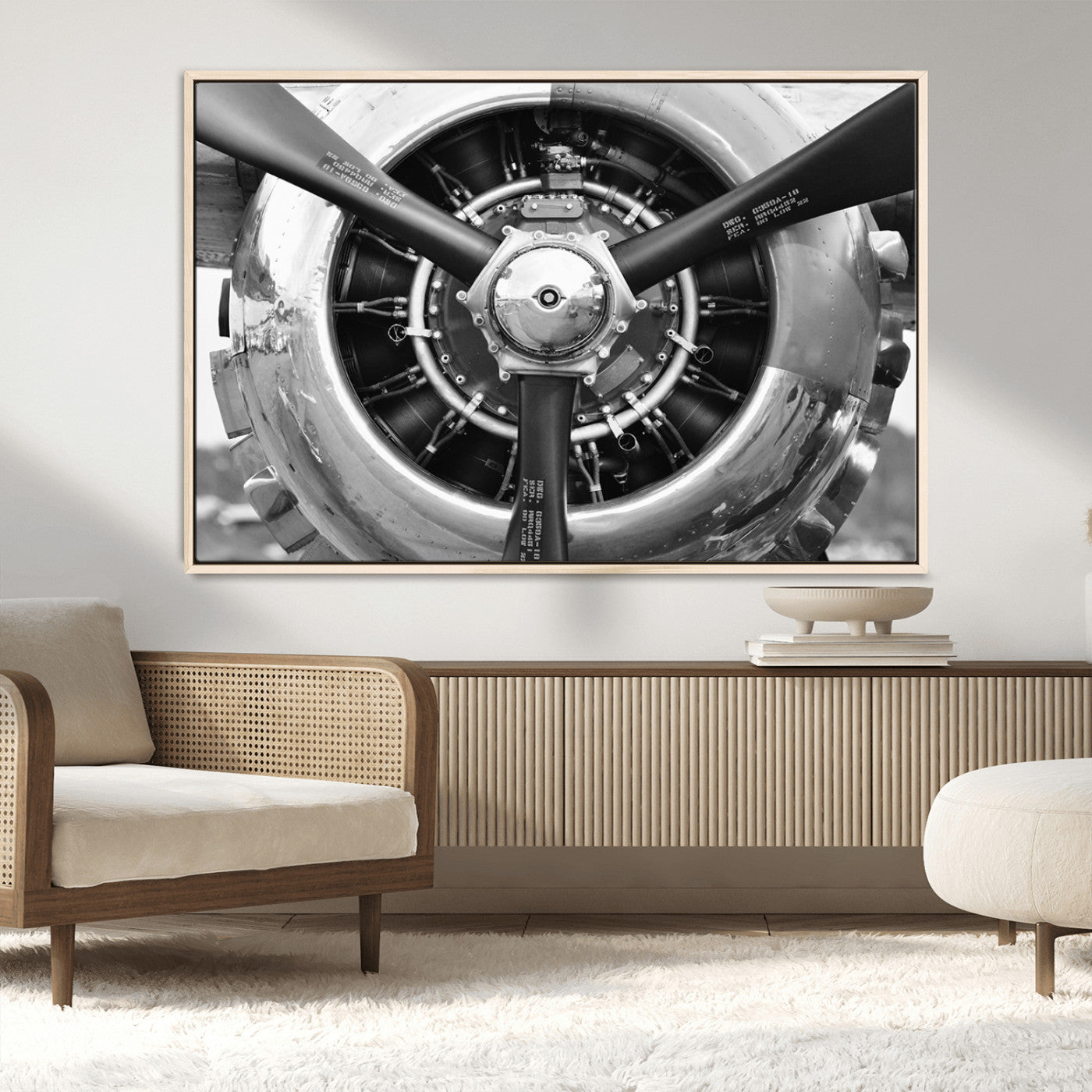 28132-MGV-CV-36X24-Vintage Airplane Wall Art Canvas Print