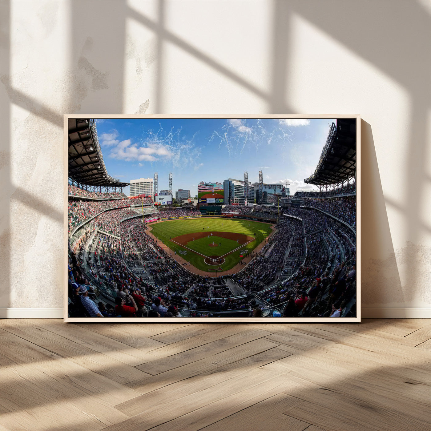 78608-MGV-CV-36X24-Truist Park Stadium Canvas Wall Art - Atlanta Braves Game Day Exclusive Decor
