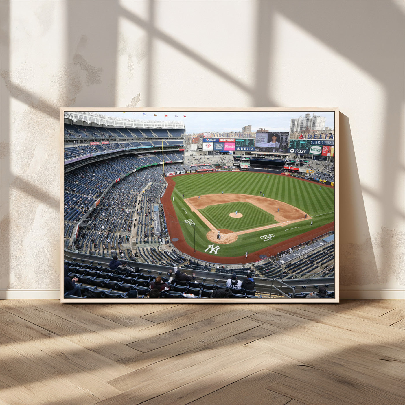 -New York Yankees Baseball Team Print - Yankee Stadium Wall Art Canvas Print