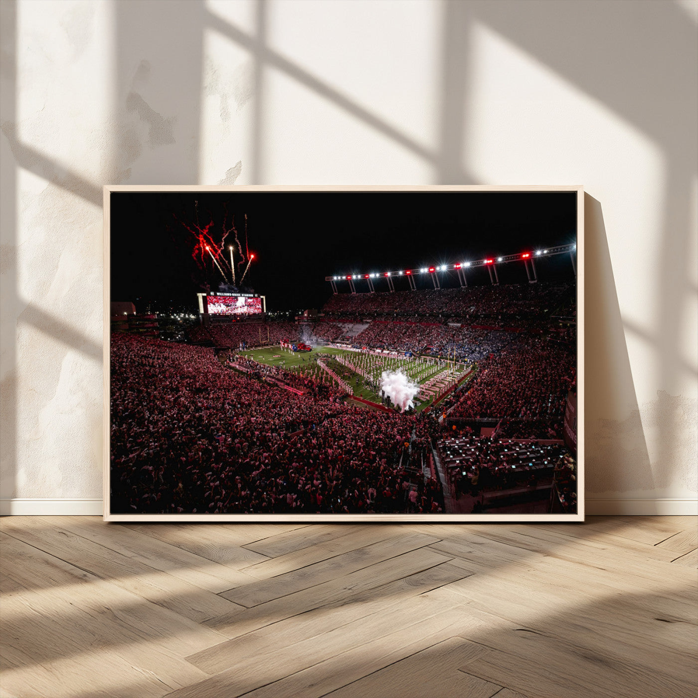 60690191-MGV-FC-36X24 - William Brice Stadium Wall Art Print – Baseball Game Room Artwork Print for Basement Dorm, Home, Office