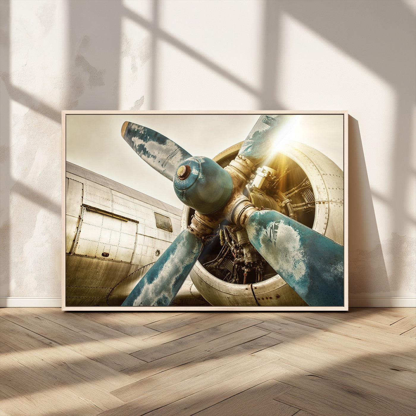 14106-MGV-CV-36X24-Vintage Airplane Canvas Print