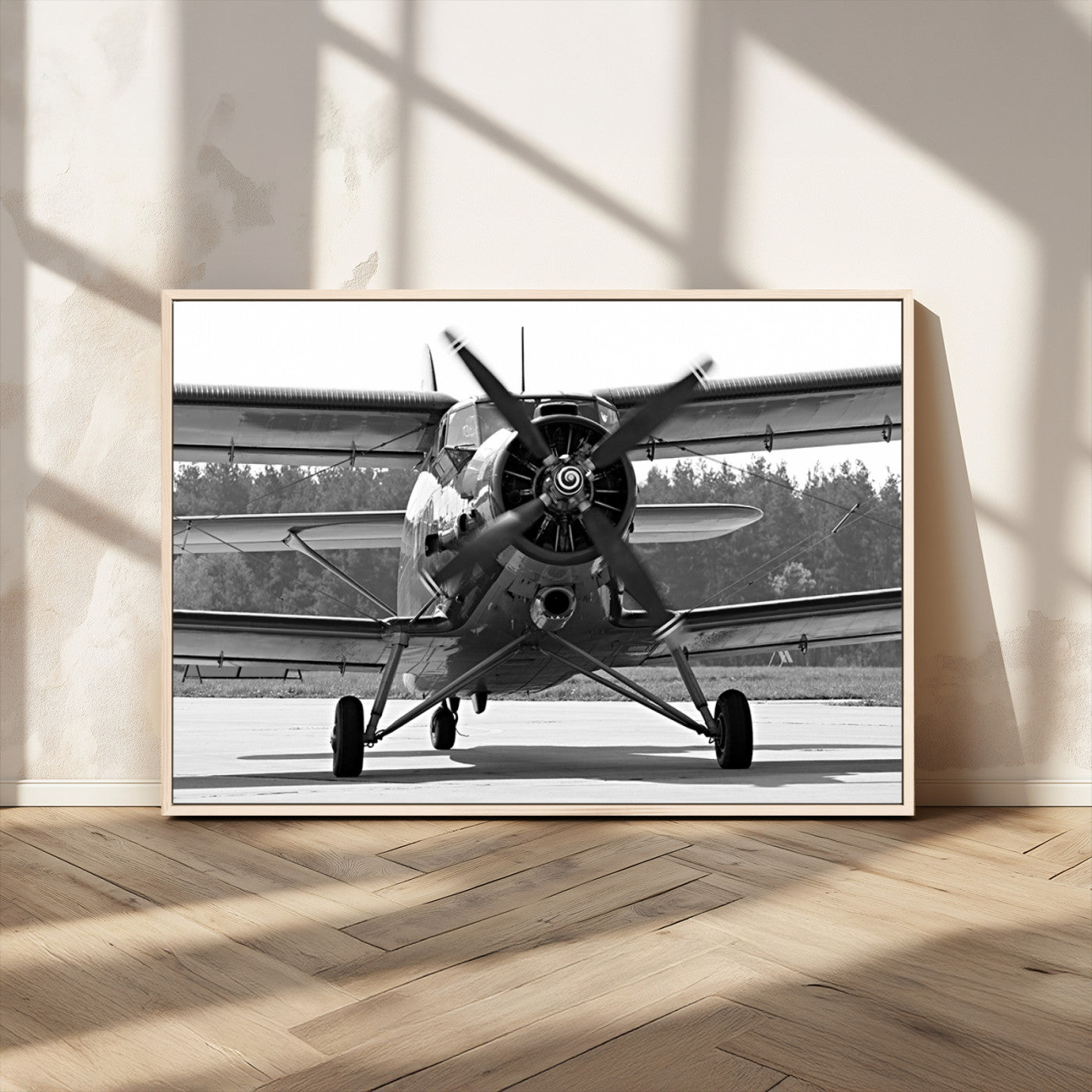74816-MGV-FC-36X24_Natural-Wall Art Old War Plane Canvas Print