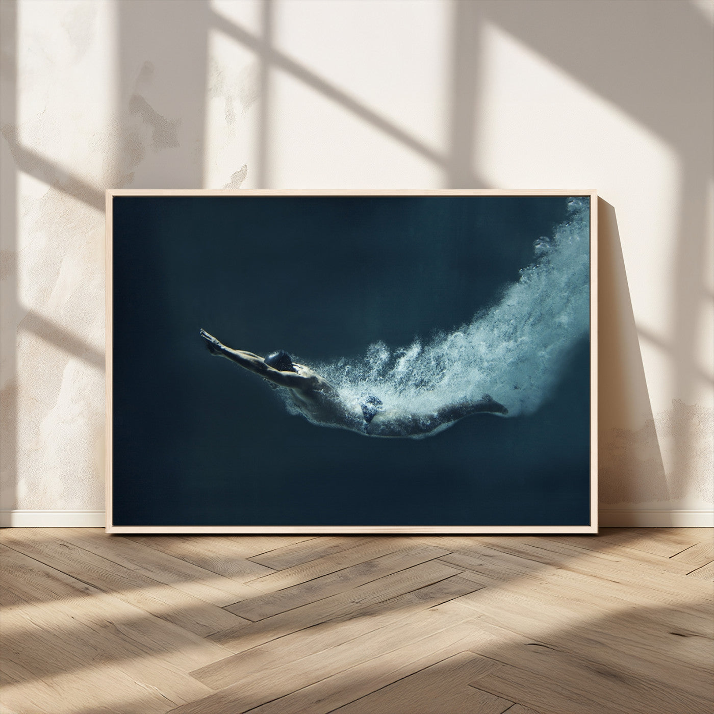 48463-MGV-CV-36X24-Swimmer Wall Art Canvas Print