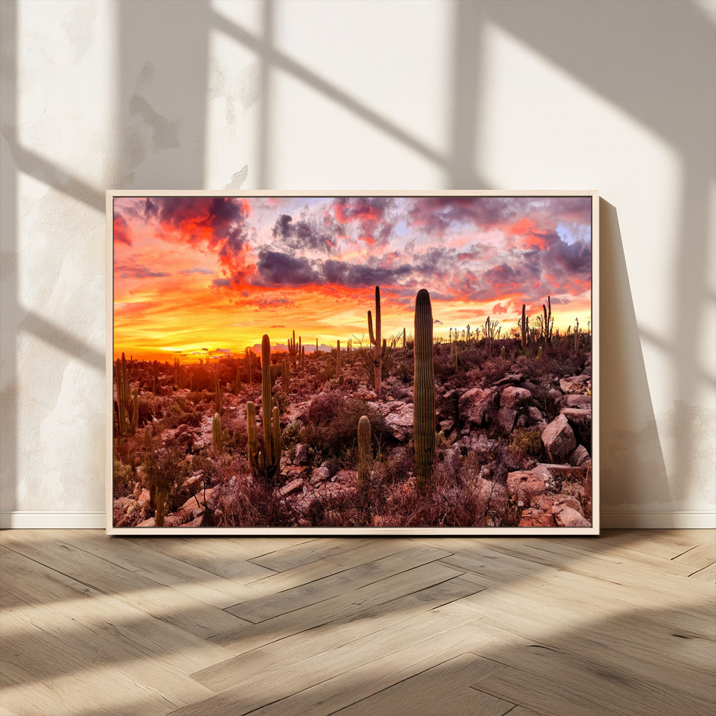 -Arizona Desert Print, Western Cowboy Wall Art Print