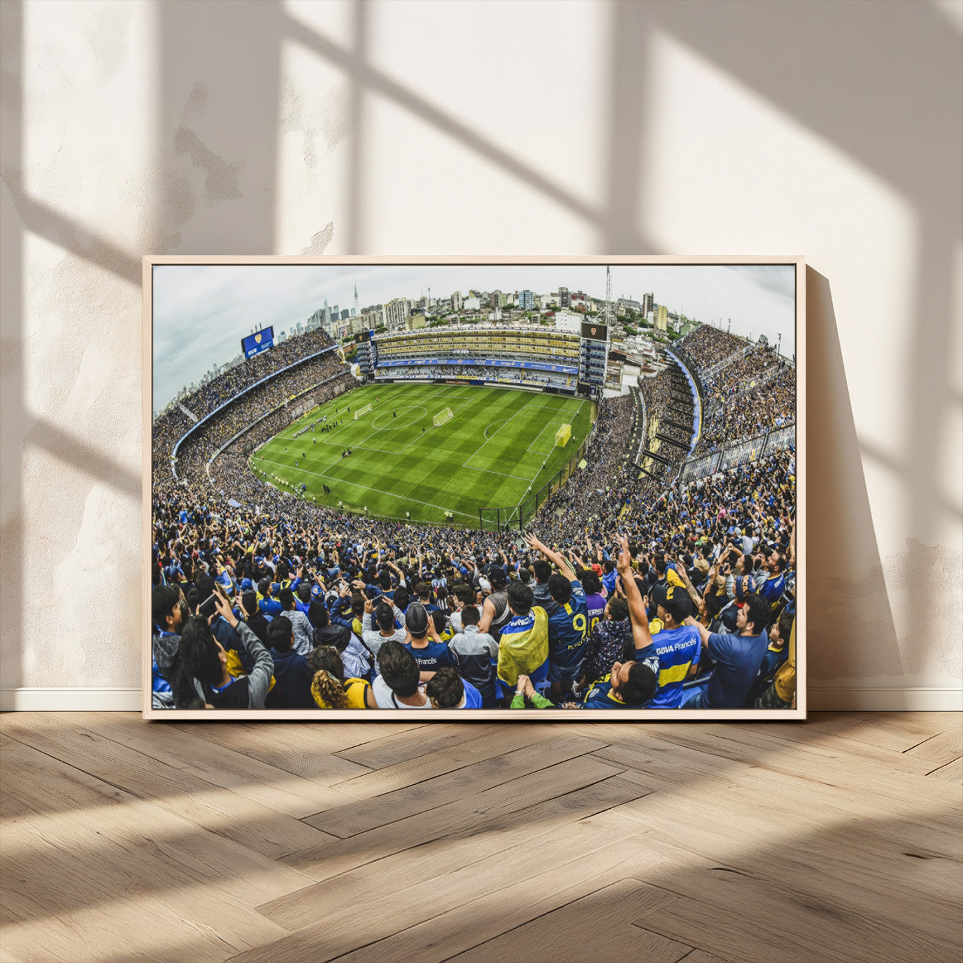 63839-MGV-CV-36X24-Boca Juniors Soccer Team Print Wall Art - Buenos Aires Bombonera Stadium Canvas Print