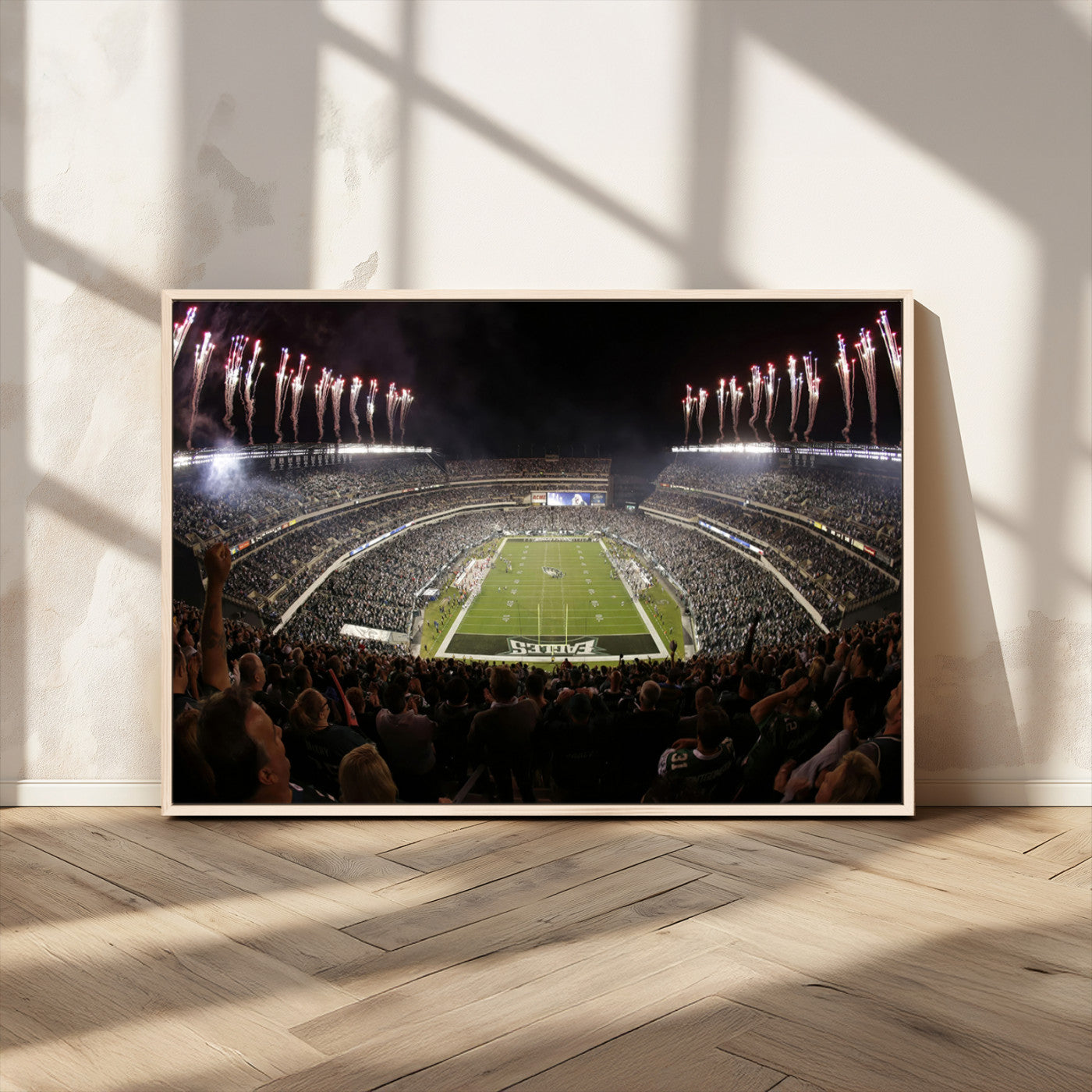 -Eagles Field Stadium Wall Art - Philadelphia Eagles Football Team Print - Philadelphia Lincoln