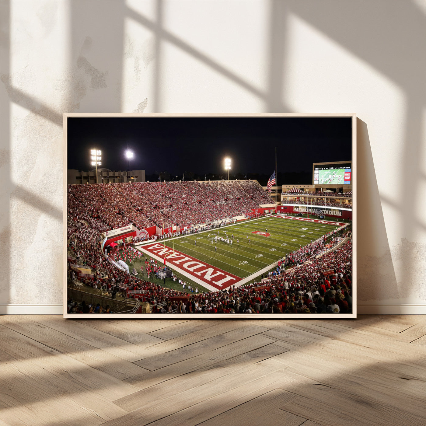 82748-MGV-CV-36X24-Indiana University Hoosiers Football Team Print Canvas