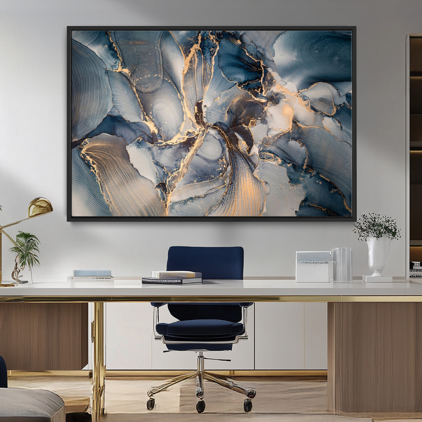 69995-MGV-FC-36X24_Black-Abstract Wall Art Canvas Print for Modern Home Decor