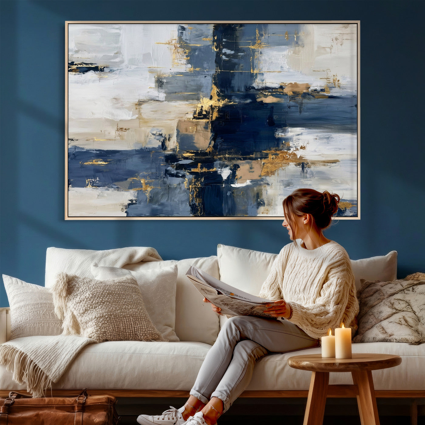 57128767-MGV-CV-36X24 - Abstract Wall Art Canvas Print