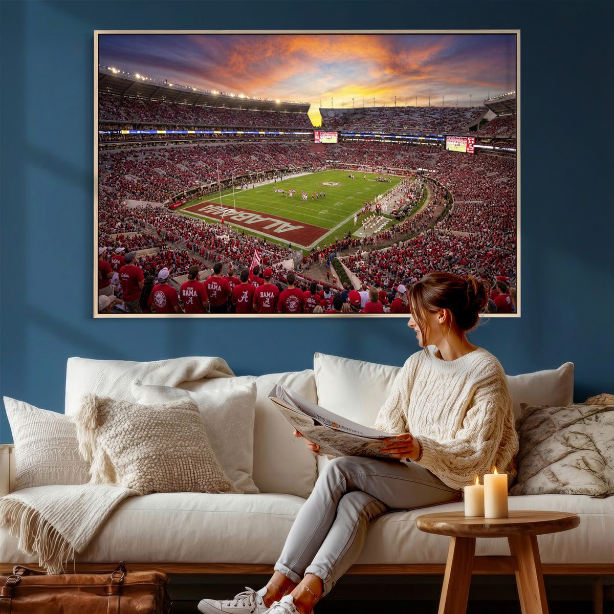 41995919-MGV-CV-36X24 - Stadium Wall Art Canvas Print