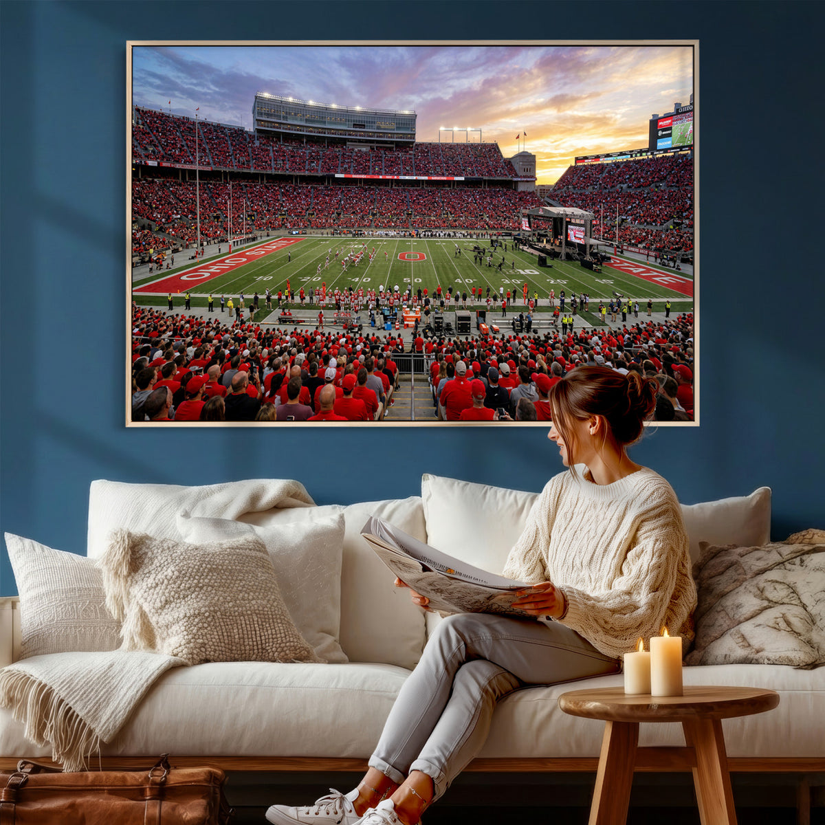 23196993-MGV-CV-36X24 - Stadium Wall Art Canvas Print