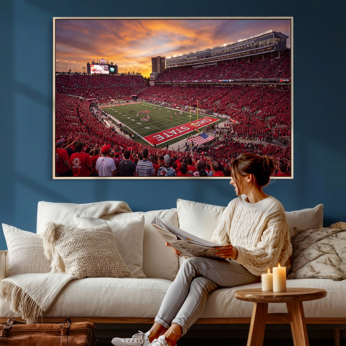 36125328-MGV-CV-36X24 - Stadium Wall Art Canvas Print
