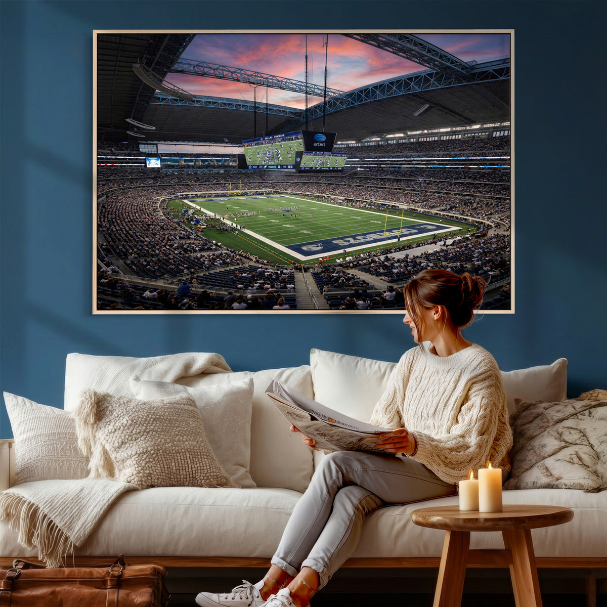 11530179-MGV-CV-36X24 - Stadium Wall Art Canvas Print